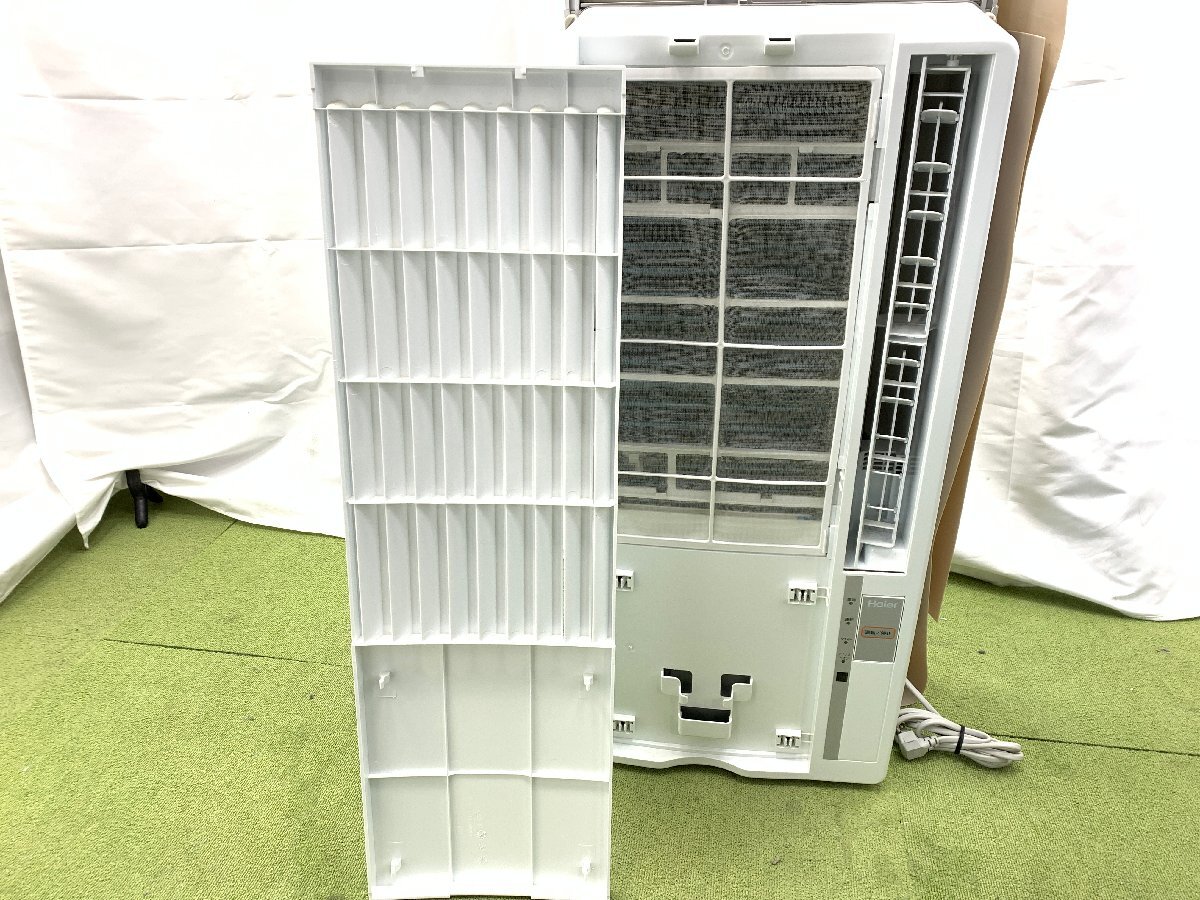 極美品♪ハイアール Haier 窓用エアコン ウインドエアコン 冷房専用 1.4/1.6kW 4～7畳 マイナスイオン 工事不要 JA-16V 2021年製 d05055N_画像2