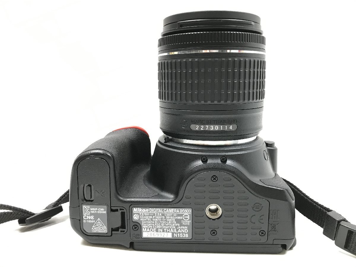 美品 Nikon D5600 18-55 VR レンズキット デジタル一眼レフカメラ ニコンFマウント 2478万画素(総画素) 18-55mm f/3.5-5.6G VR Y05107S_画像6