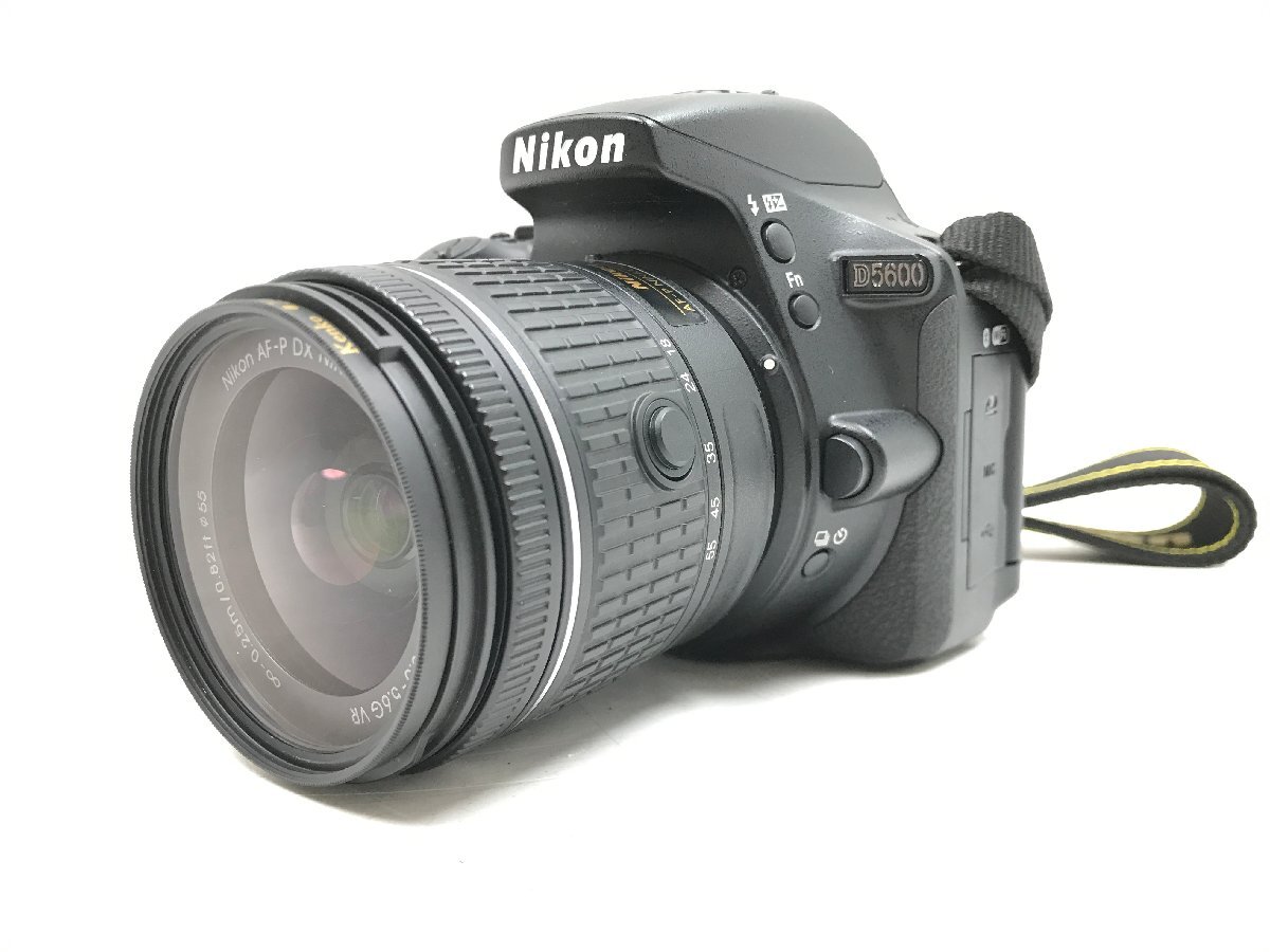 美品 Nikon D5600 18-55 VR レンズキット デジタル一眼レフカメラ ニコンFマウント 2478万画素(総画素) 18-55mm f/3.5-5.6G VR Y05107S_画像2