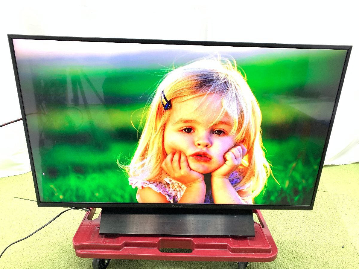 美品★パナソニック Panasonic ビエラ VIERA 4K液晶テレビ 43型 外付けHDD対応 ドルビーアトモス TH-43GX855 2019年製 d05054N_画像1