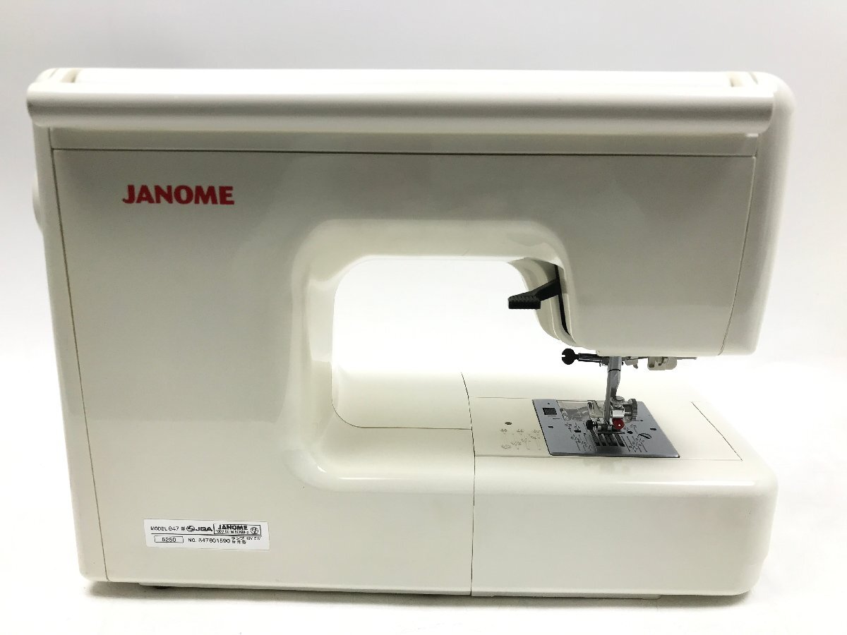 JANOME ジャノメ Schone シェーネ 847型 コンピューターミシン 家庭用ミシン ハンドクラフト ハンドメイド 手芸 ジャンク Y05141MA_画像5