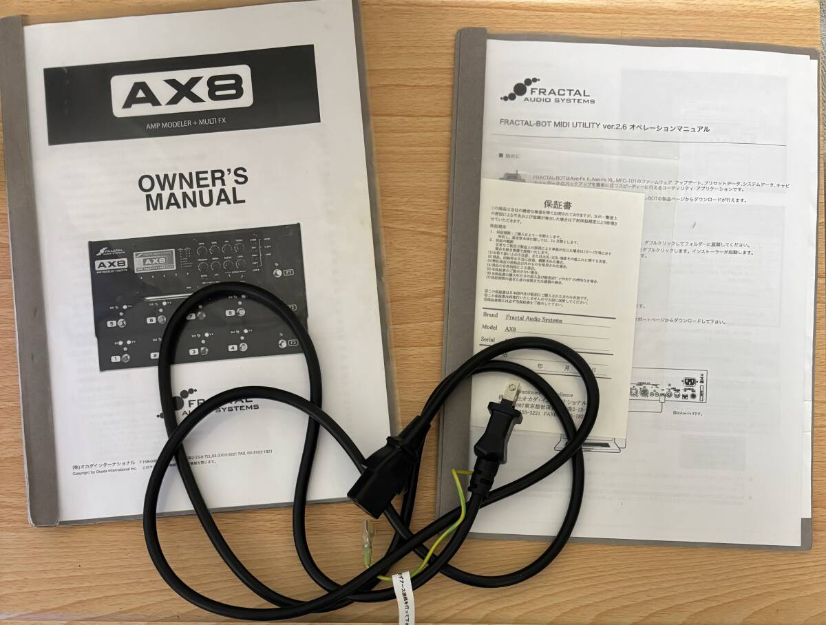 Fractal audio AX8 正規輸入品　USA製_画像4
