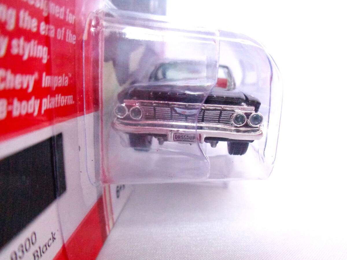 ◆JOHNNY LIGHTNING　ジョニーライトニング　1/64　1961 Chevy Impala SS 409　Tuxedo Black　シェビーインパラ　ブラック_画像5