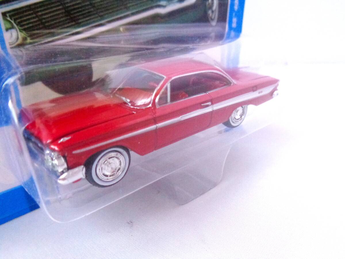 ◆JOHNNY LIGHTNING　ジョニーライトニング　1/64　1961 Chevy Impala SS 409　Roman Red　シェビー インパラ　ロマンレッド_画像2