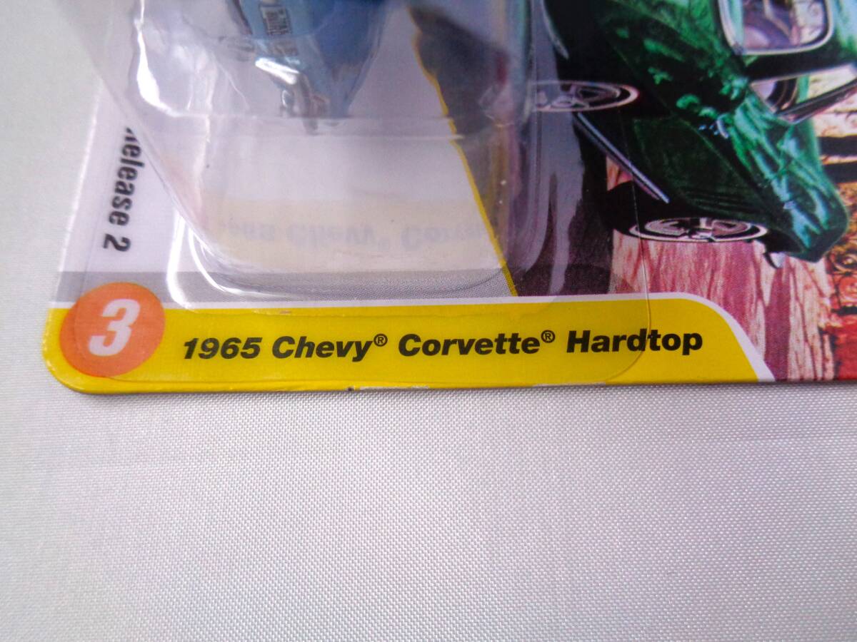 ◆JOHNNY LIGHTNING　ジョニーライトニング　1/64　1965 Chevy Corvette Hardtop　Mist Blue Poly　シェビー コルベット ハードトップ_画像9