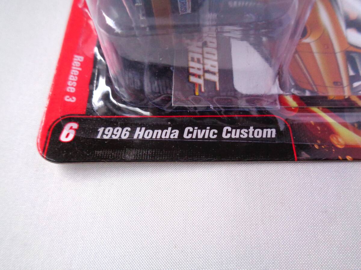 *JOHNNY LIGHTNING Johnny Lightning 1/64 1996 Honda Civic Custom Golden Copper Metallic Honda Civic custom 