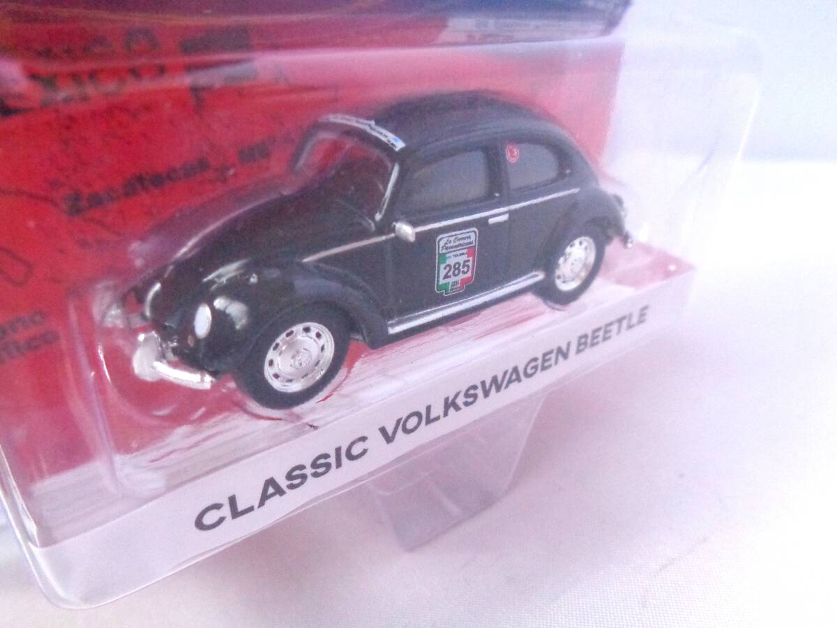 ◆グリーンライト　GREENLIGHT　1/64　CLASSIC VOLKSWAGEN BEETLE　RALLY 2017 MEXICO　285　フォルクスワーゲン　ビートル_画像2