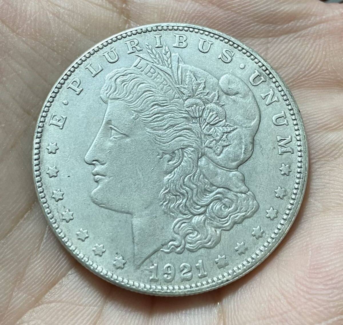 アメリカ モルガン 古銭 硬貨 コイン 1921年の画像1