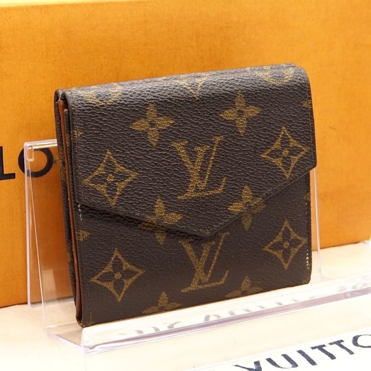 LOUIS VUITTON モノグラム ルイヴィトン ポルトフォイユ コンパクト 三つ折り 財布　ポルトモネビエ　カルトクレディ