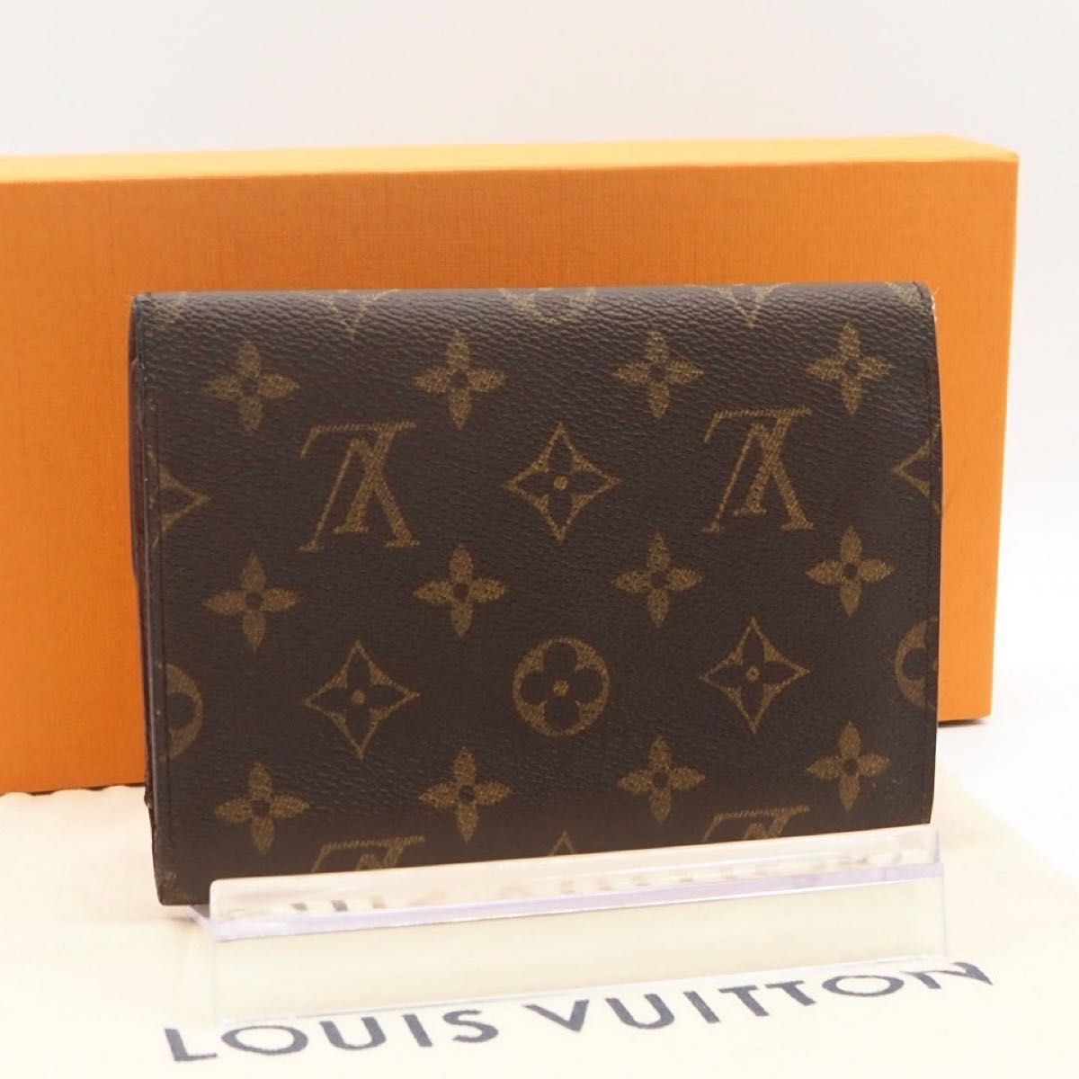 LOUIS VUITTON モノグラム ルイヴィトン　ポルトトレゾール　エテュイパピエ　折り財布　財布