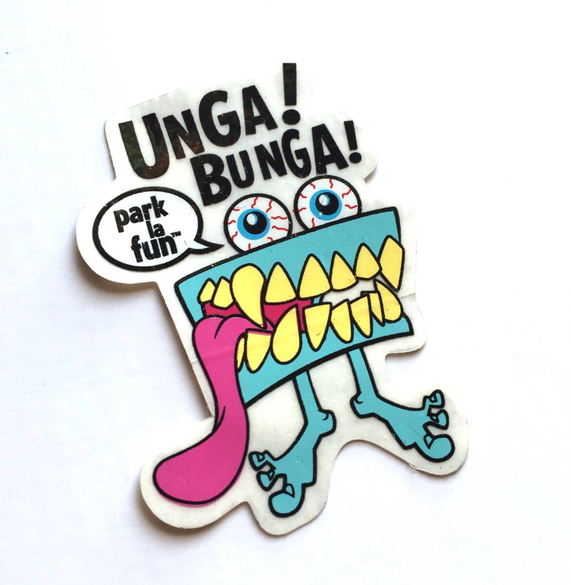 ◆Park la fun Unga! Bunga! ステッカー Paul Frank ポールフランク 歯 モンスター_画像3