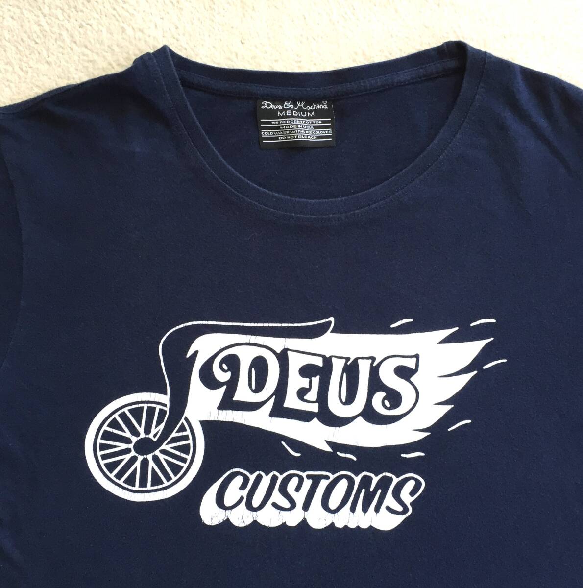 ◆Deus ex machina customs Tシャツ デウスエクスマキナ 検 Hot Rod バイカー カスタム モーターサイクル_画像3