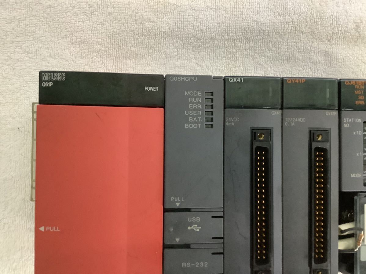 Bibian 比比昂- 三菱電機MITSUBISHI MELSEC PLC Q61P ,Q06HCPU,QX41,QY41Px3,QJ61BT11N,QJ71C24N-R2, 中古品- Bibian 比比昂日本代標 Bibian 比比昂- 三菱電機MITSUBISHI MELSEC PLC Q61P ,Q06HCPU,QX41,QY41Px3,QJ61BT11N,QJ71C24N-R2, 中古品- Bibian 比比昂日本代標