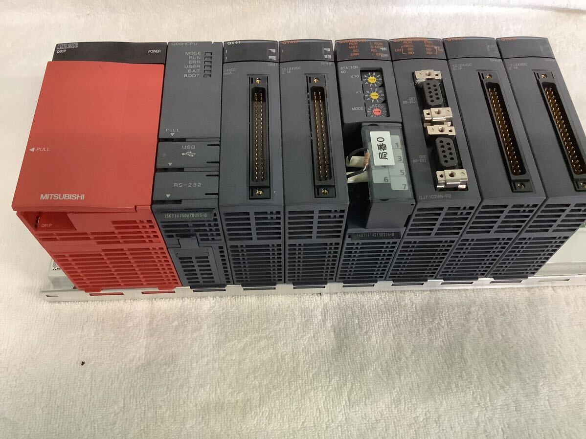 Bibian 比比昂- 三菱電機MITSUBISHI MELSEC PLC Q61P ,Q06HCPU,QX41,QY41Px3,QJ61BT11N,QJ71C24N-R2, 中古品- Bibian 比比昂日本代標 Bibian 比比昂- 三菱電機MITSUBISHI MELSEC PLC Q61P ,Q06HCPU,QX41,QY41Px3,QJ61BT11N,QJ71C24N-R2, 中古品- Bibian 比比昂日本代標