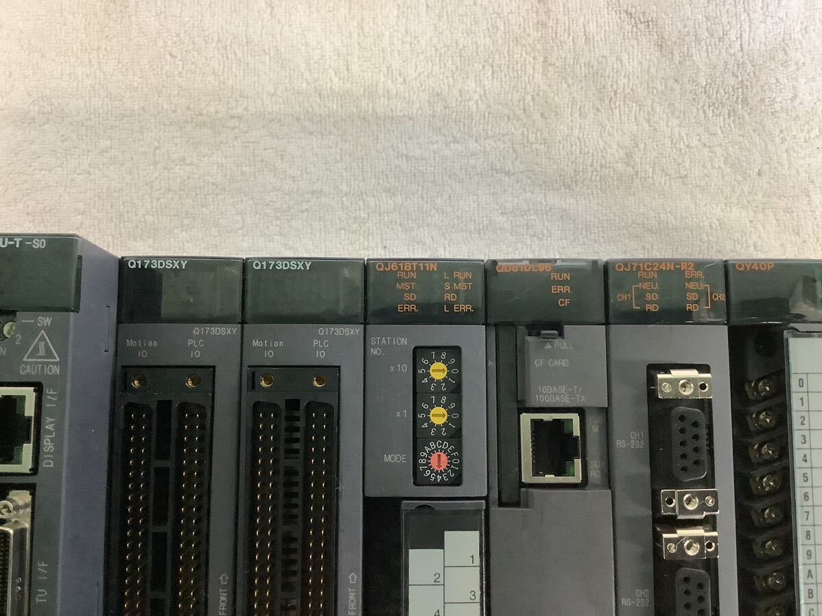 三菱電機 MITSUBISHI MELSEC PLC Q61P ,Q172DCPU-T-so,Q173DSXYx2,QJ61BT11N,QD81DL96,QJ71C24N-R2,QY40Px2,Q68ADV 中古品_画像4