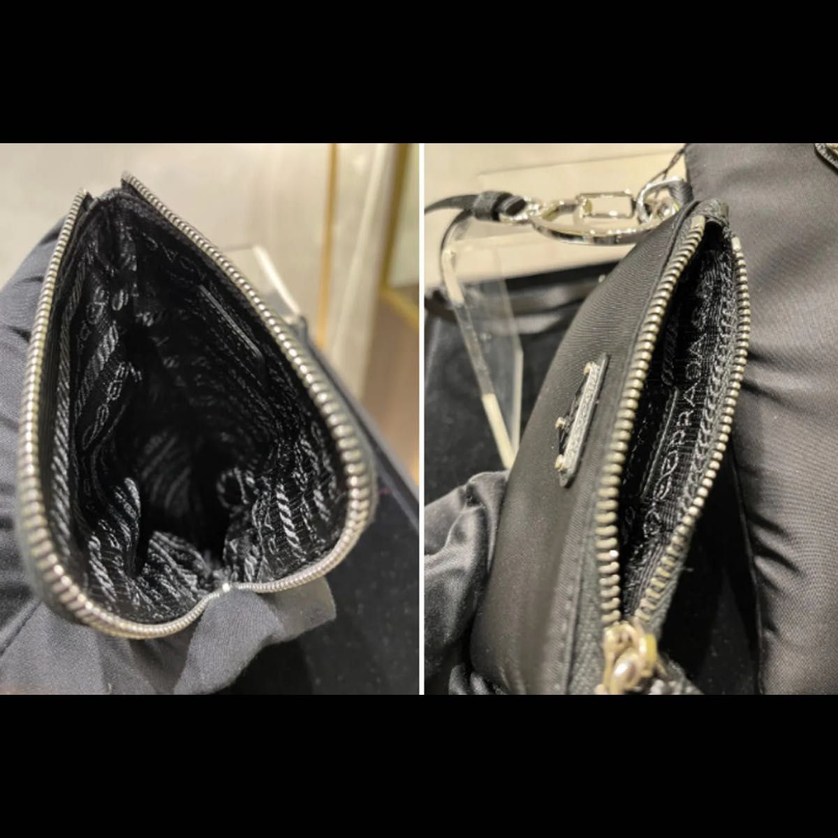 PRADA ストラップ ポーチ正規品・安全発送 プラダ ショルダー PRADA ストラップ ポーチ正規品・安全発送 プラダ ショルダー