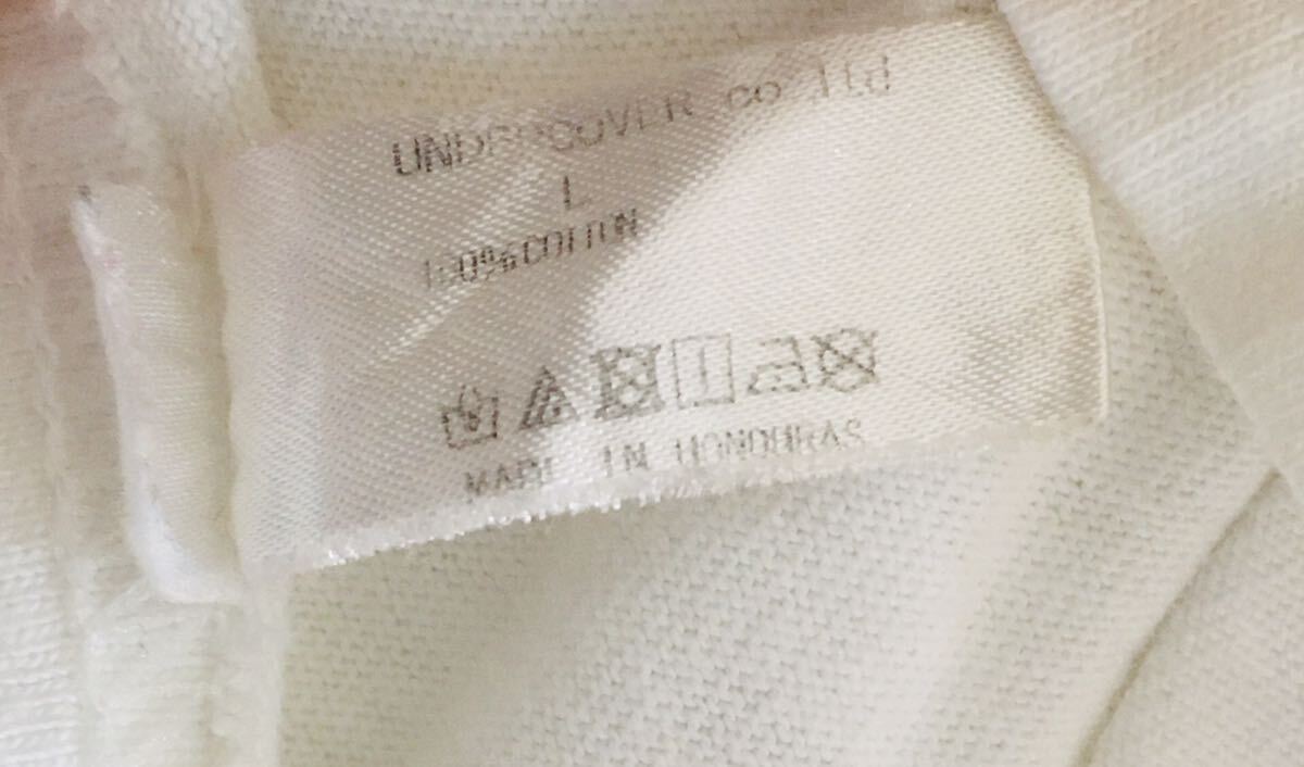 アンダーカバー MAD スカルボーイ ホワイト ロンT 長袖 Tシャツ アンダーカバー MAD スカルボーイ ホワイト ロンT 長袖 Tシャツ
