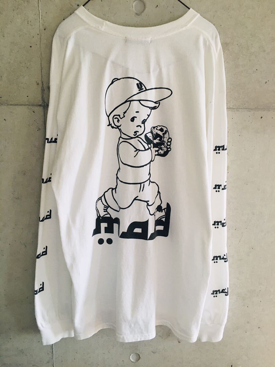 アンダーカバー MAD スカルボーイ ホワイト ロンT 長袖 Tシャツ アンダーカバー MAD スカルボーイ ホワイト ロンT 長袖 Tシャツ