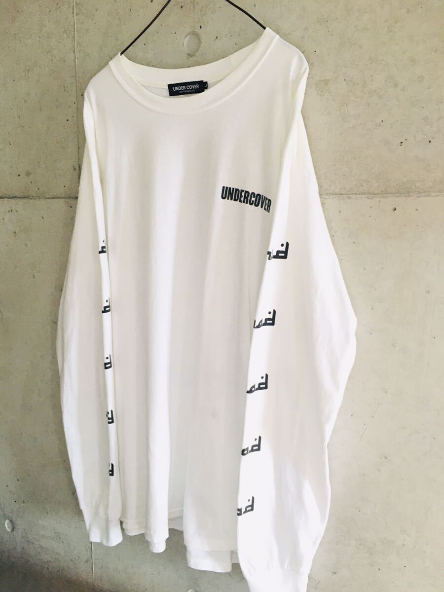 アンダーカバー MAD スカルボーイ ホワイト ロンT 長袖 Tシャツ アンダーカバー MAD スカルボーイ ホワイト ロンT 長袖 Tシャツ