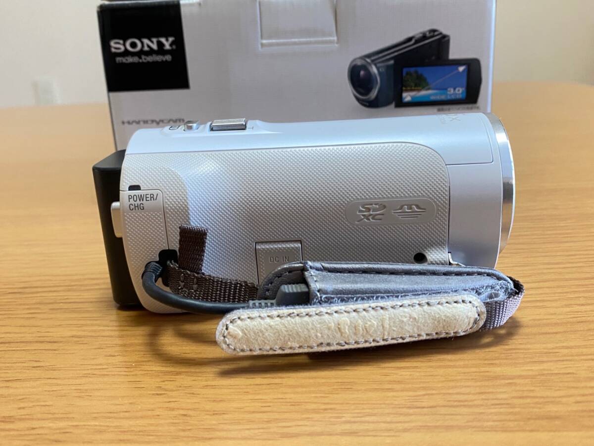 * исправно работающий товар! цифровая видео камера SONY HANDY CAM HDR-CX390 белый * б/у бесплатная доставка!