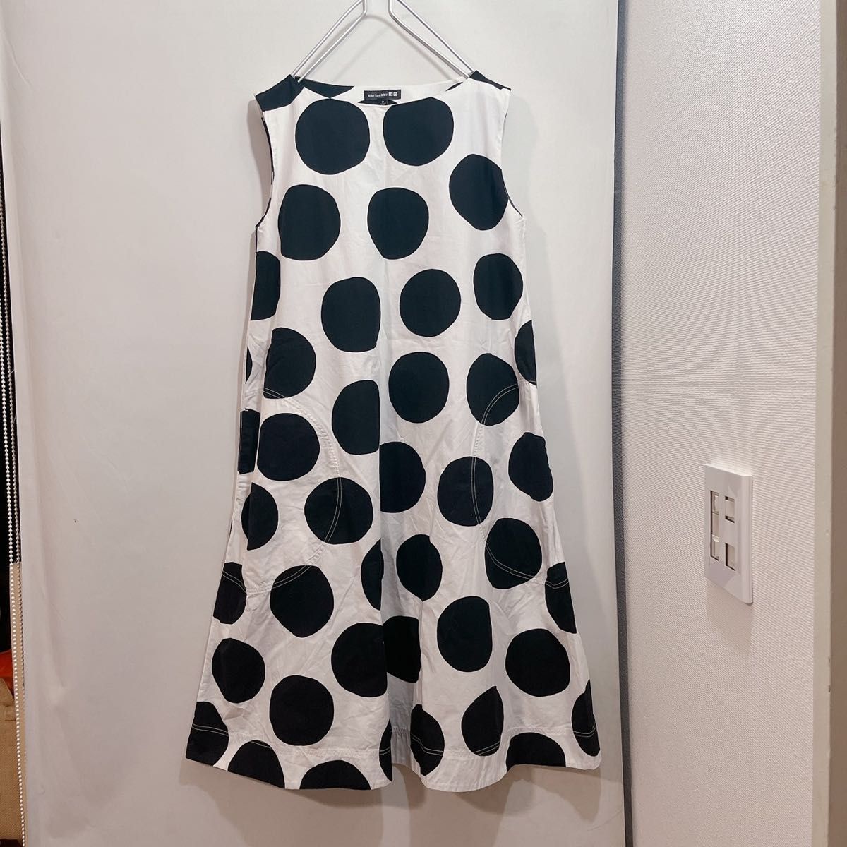 【美品】UNIQLO ×marimekko ワンピース　ドット　グラフィック