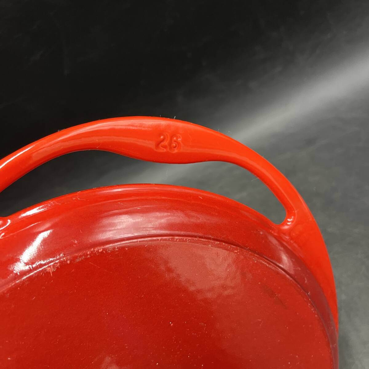 LE CREUSET 両手鍋 グリルパン セット 22 レッド 赤 _画像10