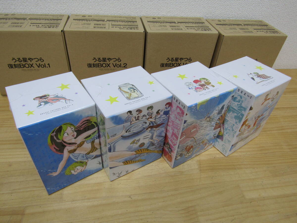  west 340) Urusei Yatsura reissue BOX Vol.1~4 all 34 volume set height .. beautiful . unopened goods 