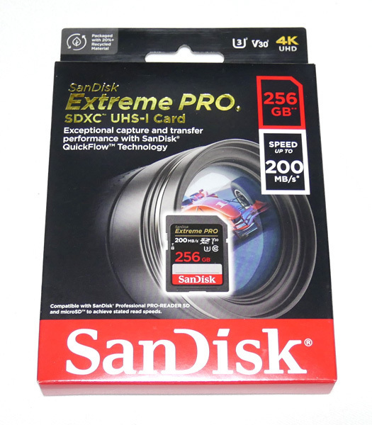 新品 SanDisk Extreme Pro 256GB サンディスク エクストリーム プロ SDカード SDXC SDSDXXD-256G-GN4IN 256_画像1
