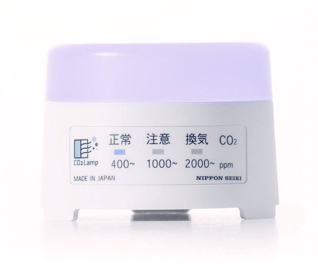  новый товар CO2Lamp CO2 сенсор белый 2 кислота . уголь элемент измерительный прибор концентрация итого осмотр . контейнер CO2 концентрация сигнализация высокая точность сделано в Японии настольный Nippon Seiki белый 