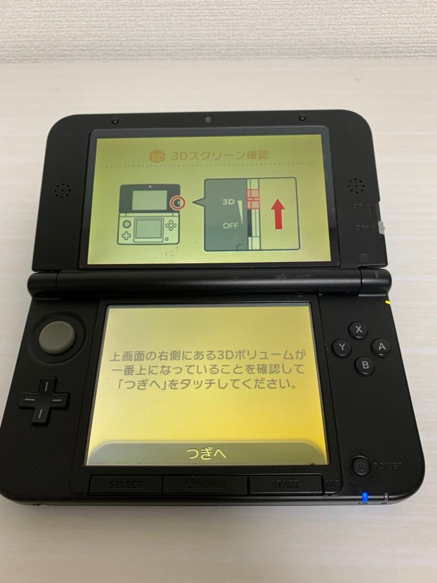 初期化済　ニンテンドー3DS LL ブルーブラック