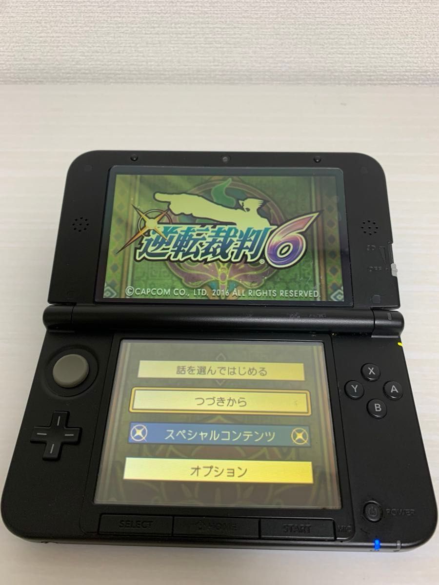 初期化済　ニンテンドー3DS LL ブルーブラック