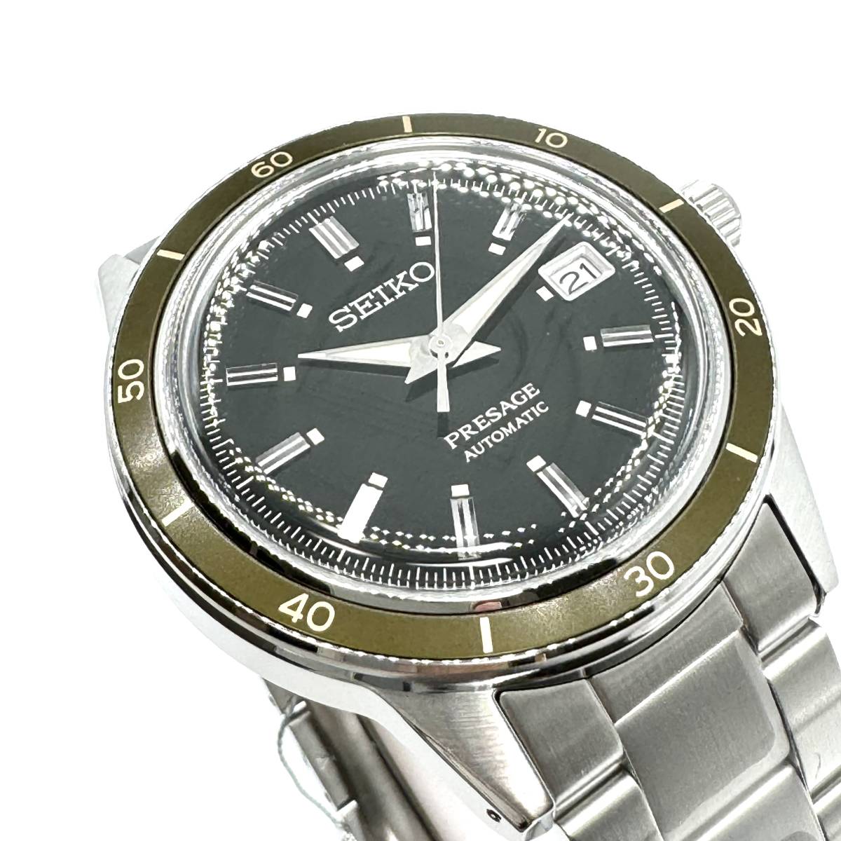 新品正規品『SEIKO PRESAGE』セイコー プレザージュ ヴィンテージスタイル 自動巻き腕時計 メンズ SARY195【送料無料】