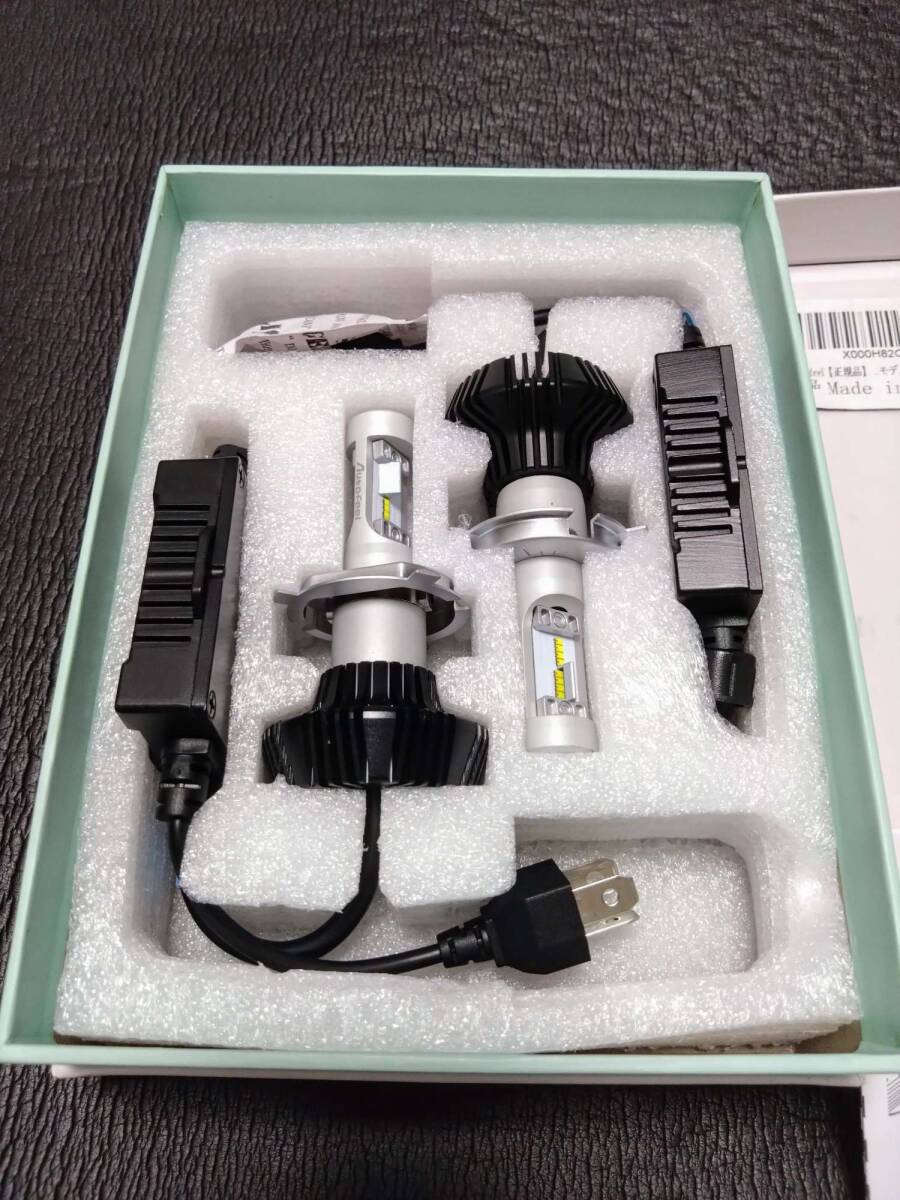 autofeel【正規品】ヘッドライトLED H4 6500K DC12-24V ドライバーユニット搭載モデル　5年保証　車検対応　ホワイト（未使用）_画像1