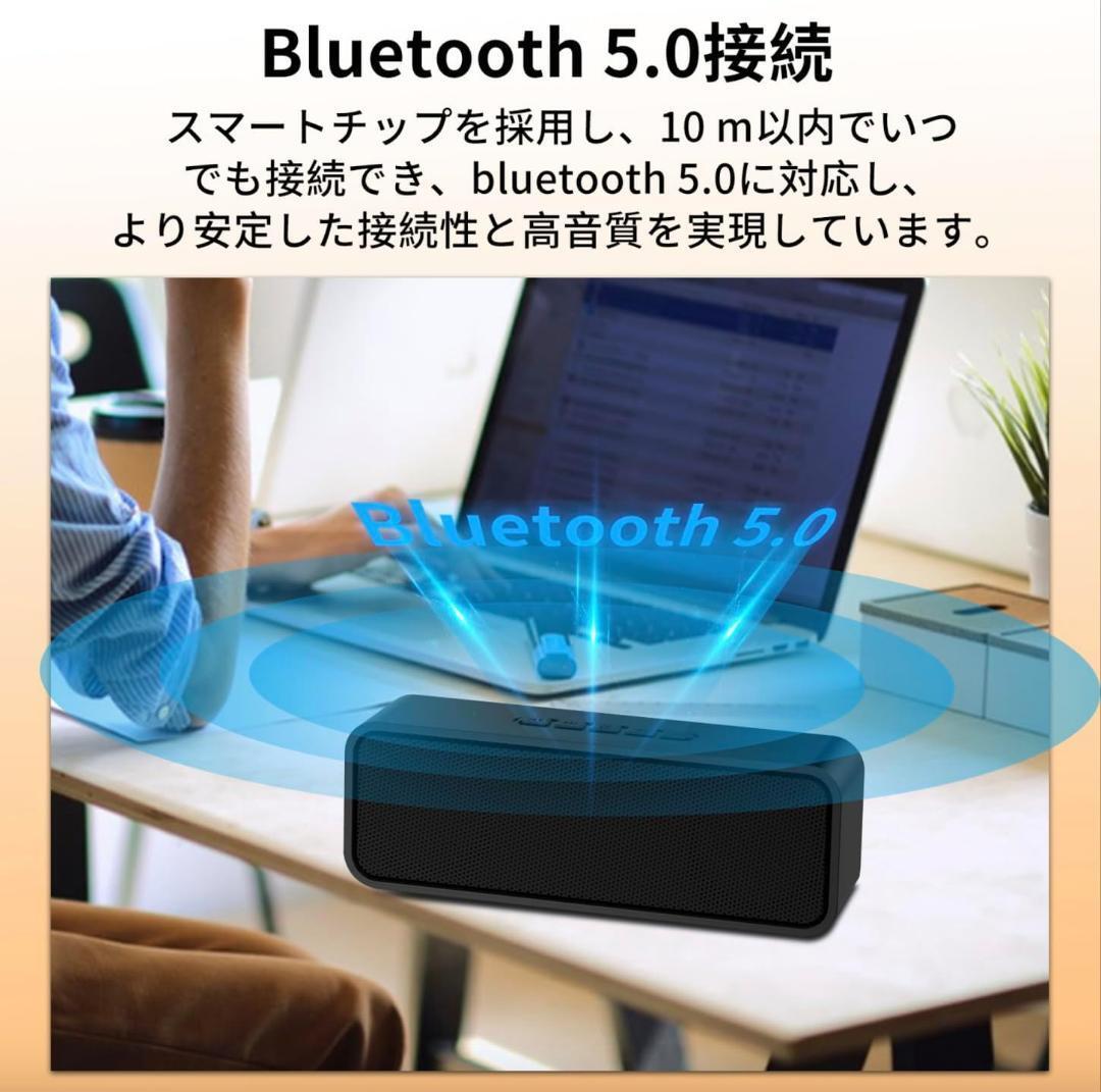 Bluetooth ワイヤレス ポータブル スピーカー Type-C充電 多機能_画像5