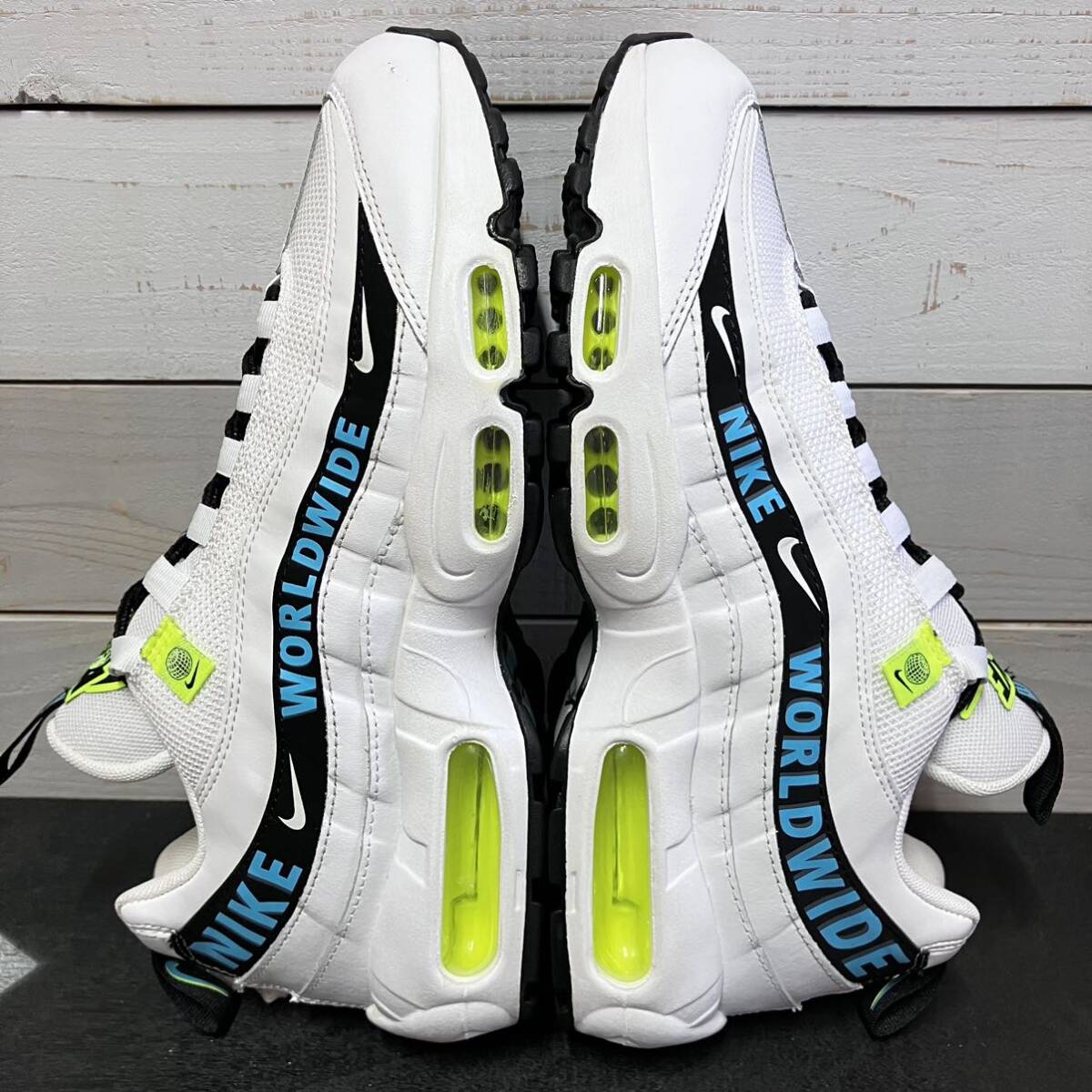 即決送料無料 26.5cm NIKE AIR MAX 95 WORLD WIDE WW WHITE CT0248-100 ナイキ エア マックス ワールドワイド ホワイト_画像4