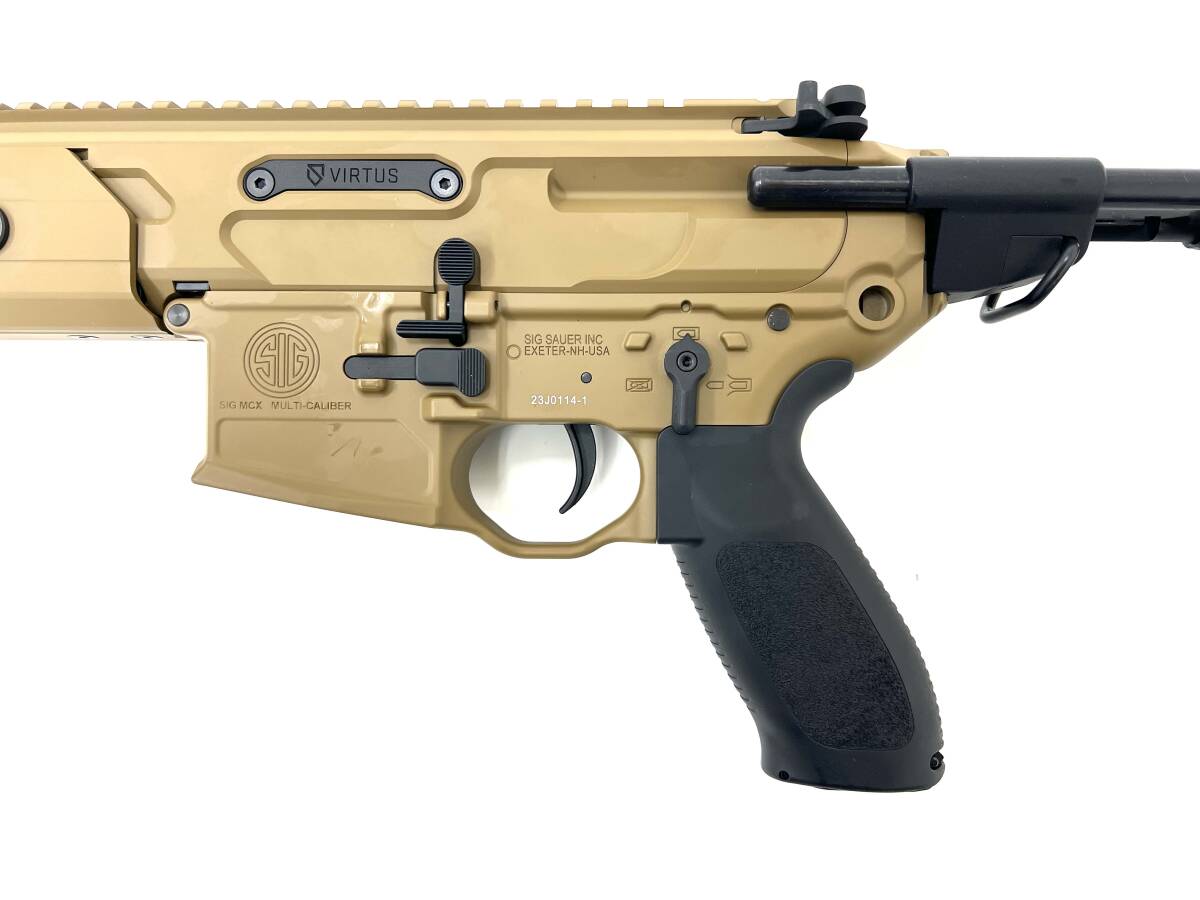 SIG SAUER(シグザウエル/シグサワー) MCX VIRTUS SBR TAN 電動ガン本体 未使用新品_画像8