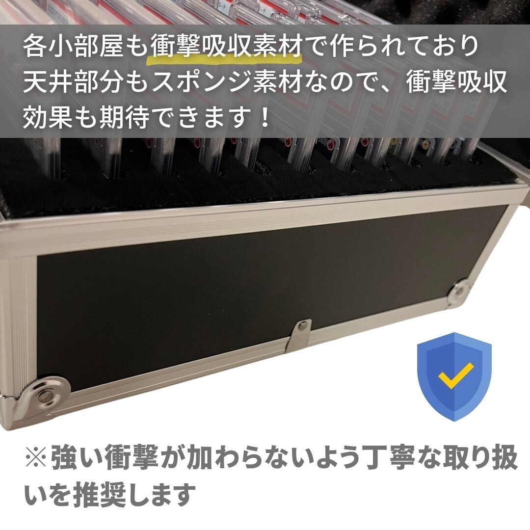 【44枚収納】トレカ ケース アタッシュケース 44枚収納 ポケモンカード ポケカ 遊戯王 デュエマ トイガー カードケース ストレージ _画像6