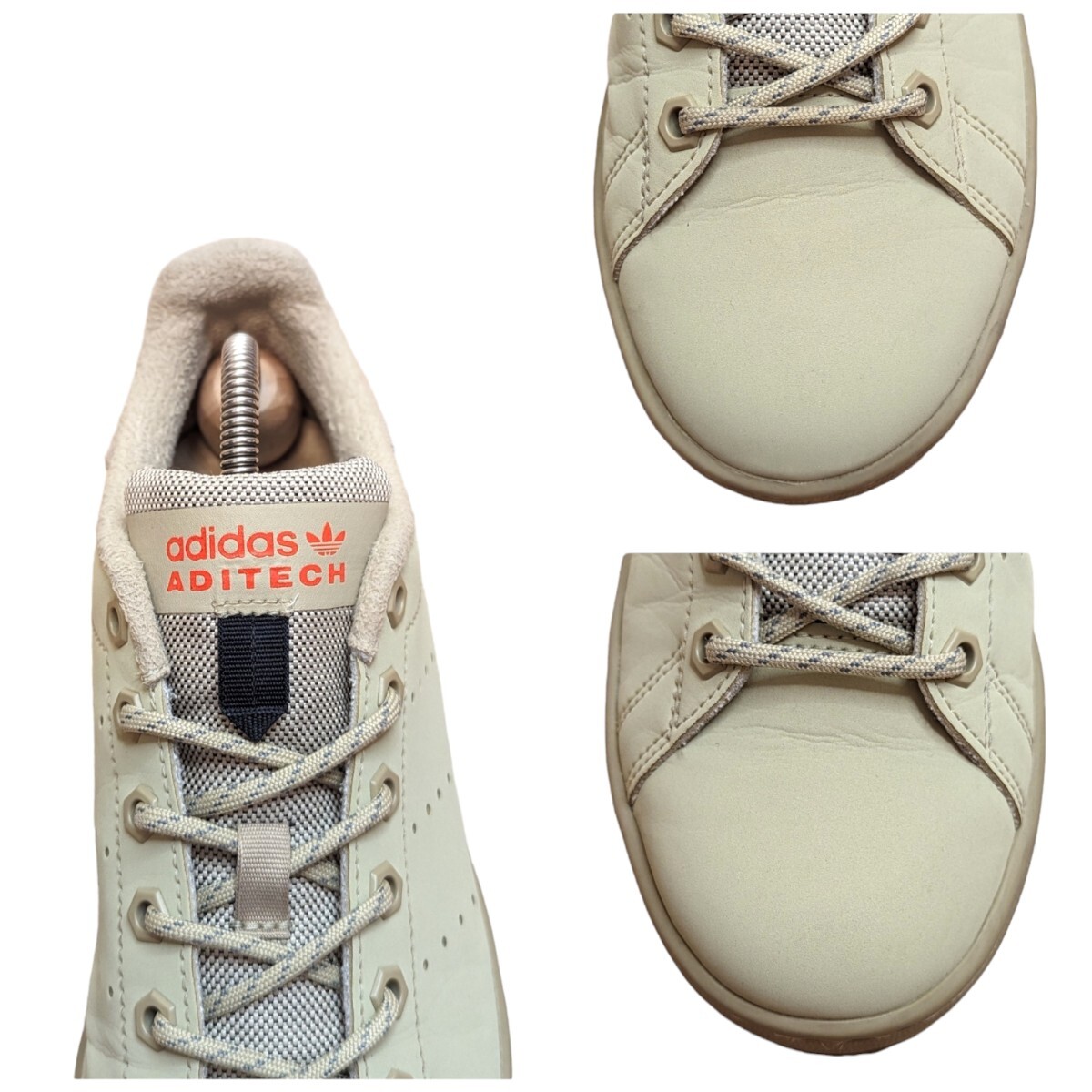 adidas STAN SMITH アディダス スタンスミス 23cm ベージュ　レディーススニーカー　adidasスニーカー