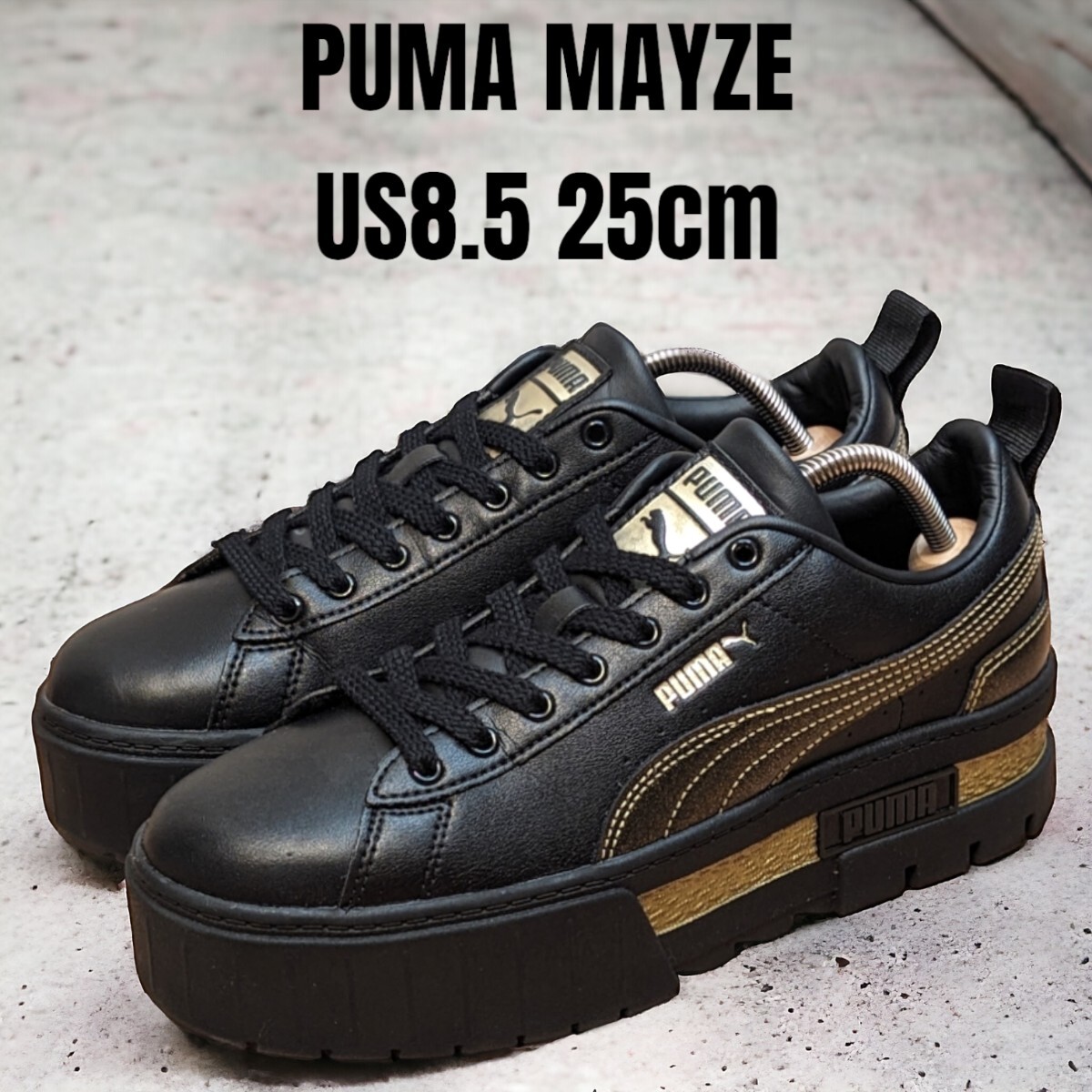 PUMA MAYZE Puma meiz25cm черный толщина низ спортивные туфли женский спортивные туфли PUMA спортивные туфли PUMA толщина низ Gold 