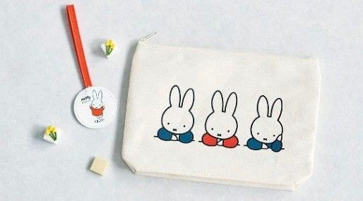 【miffy(ミッフィー) 母子手帳 ポーチ&マタニティストラップ】初めてのたまごクラブ2023年夏秋号付録