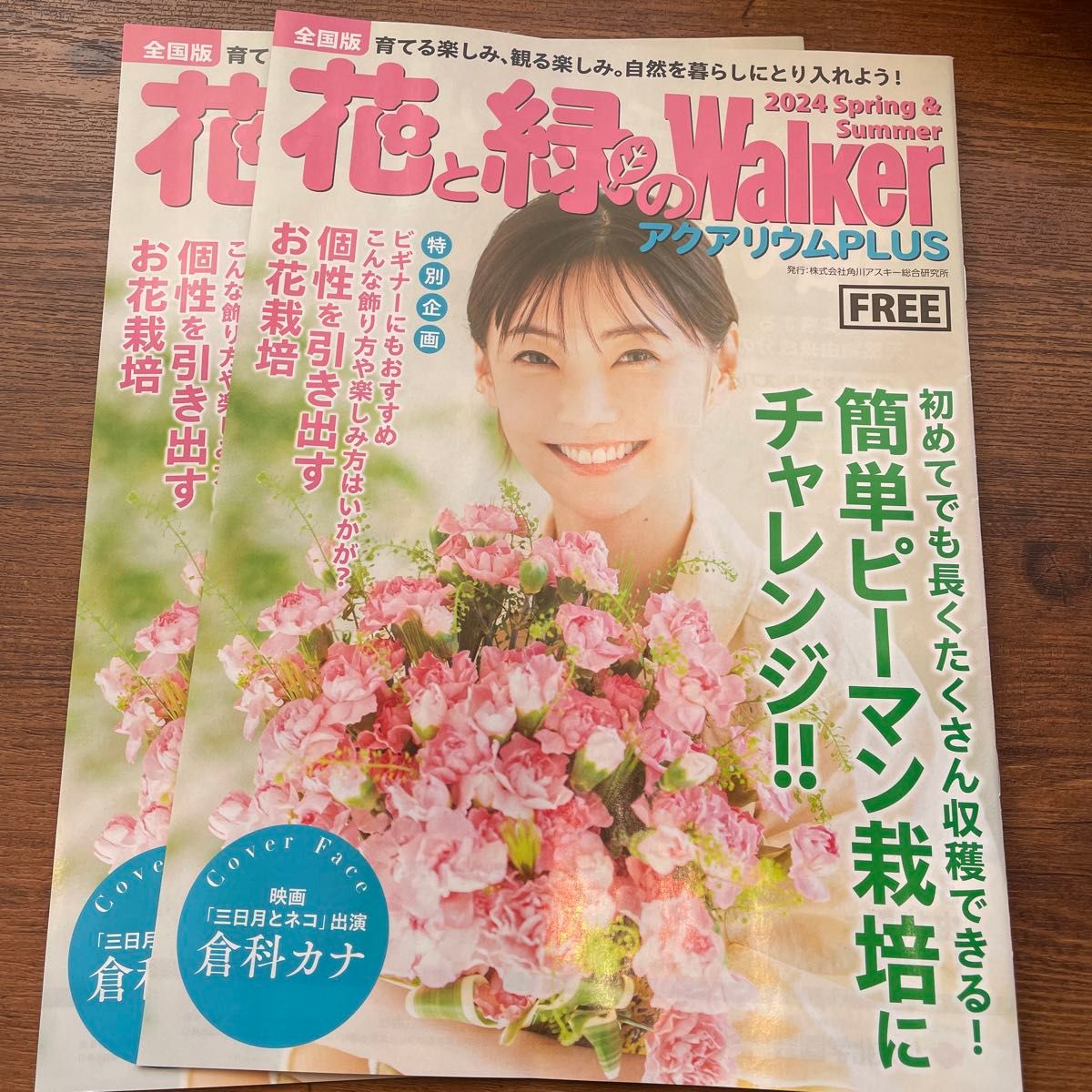 クーポン利用で200円引き★倉科カナ★インタビュー掲載冊子 2冊