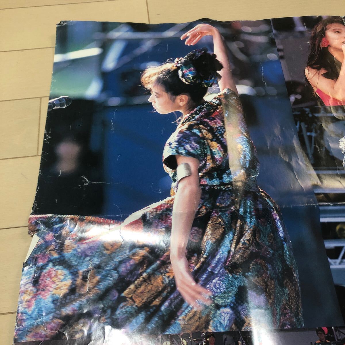 中森明菜 ポスター The 8th Anniversaey AKINA EAST LIVE INDEX-XXIII 折り曲げて発送 の画像3