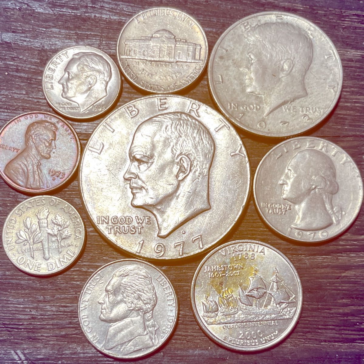 USAアメリカコイン9枚セット リバティコイン