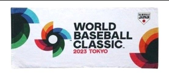 公式ミズノ・JAPAN2023WBC フェイスタオル。売り切れ御免。未開封・未使用。即購入可能