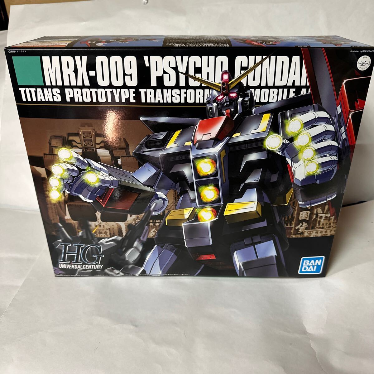 HGUC 1/144 MRX-009 носорог ko Gundam Mobile Suit Z Gundam Bandai пластиковая модель не собран 