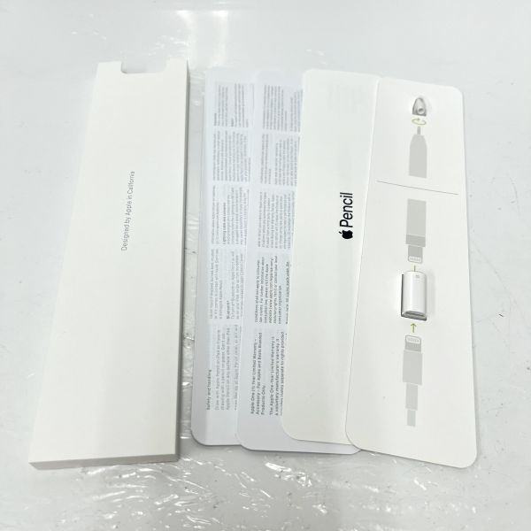 【美品】Apple Pencil アップルペンシル 第一世代 MK0C2J/A Model A1603 接続確認済 iPad用 タッチペン iPad用アクセサリー ホワイト DA0_画像10