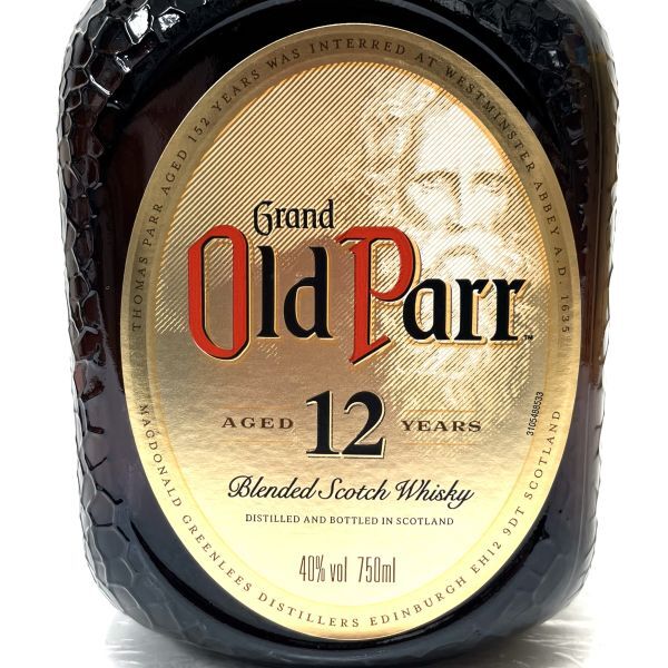 【未開栓】Old Parr オールドパー ブレンデッド スコッチウイスキー モルトグレーン スコットランド 古酒 750ml 40% DA0_画像4