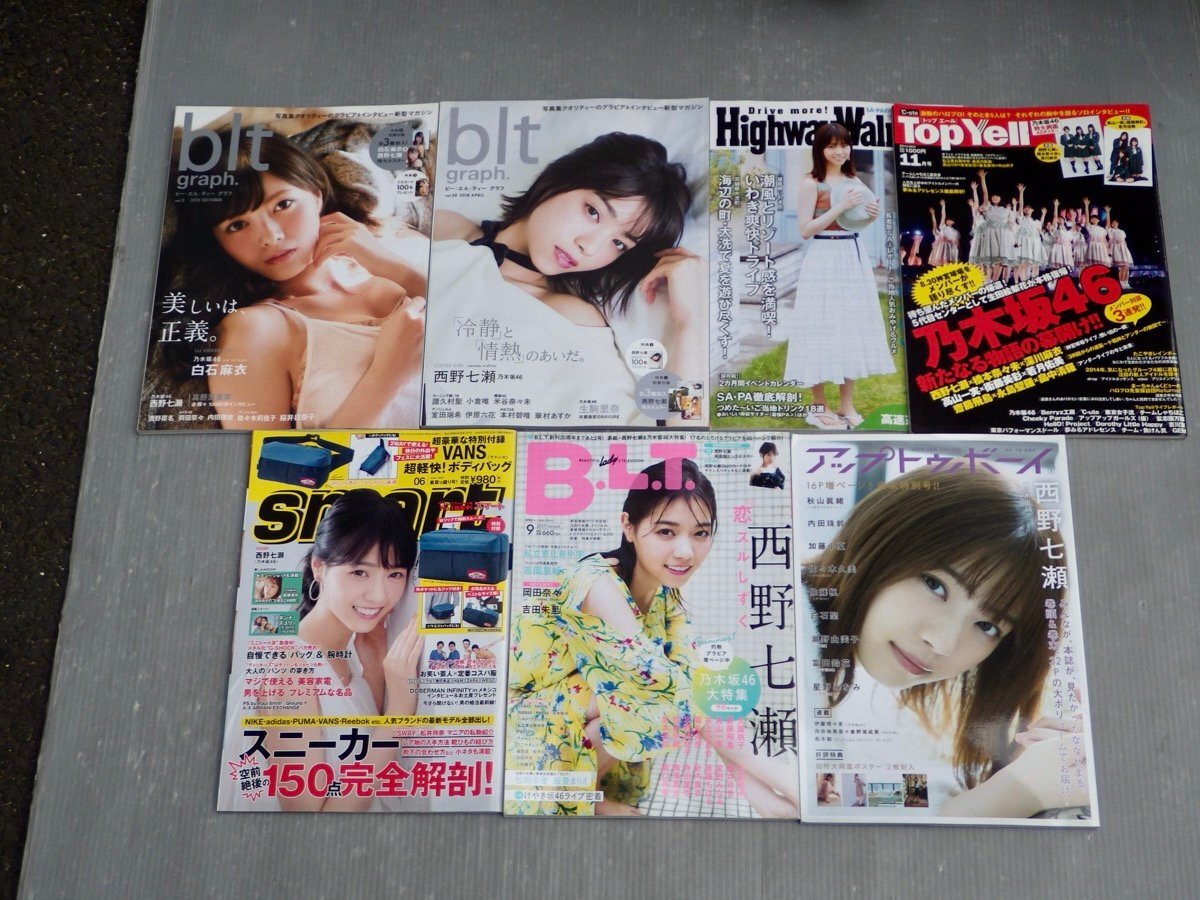 まとめ売り!!｜西野七瀬の写真集やグラビア特集した雑誌など〈まとめて28冊セット〉◆乃木坂46◆風を着替えて/普段着/ブブカ/他_画像3