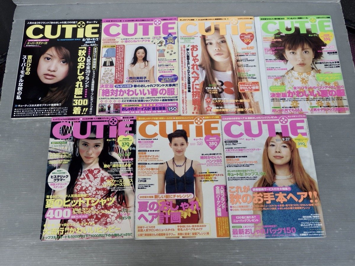 まとめ売り!!【女性ファッション誌】CUTiE キューティ 1988～1999年〈月刊化前からの不揃い37冊セット〉◆ストリート/インディーズ/戸川純の画像6