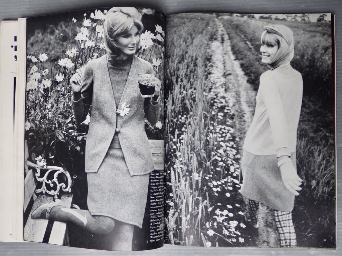 【洋書/女性ファッション誌】VOGUE 1965年10月◆ロマン・ポランスキー「袋小路」/美容_画像6